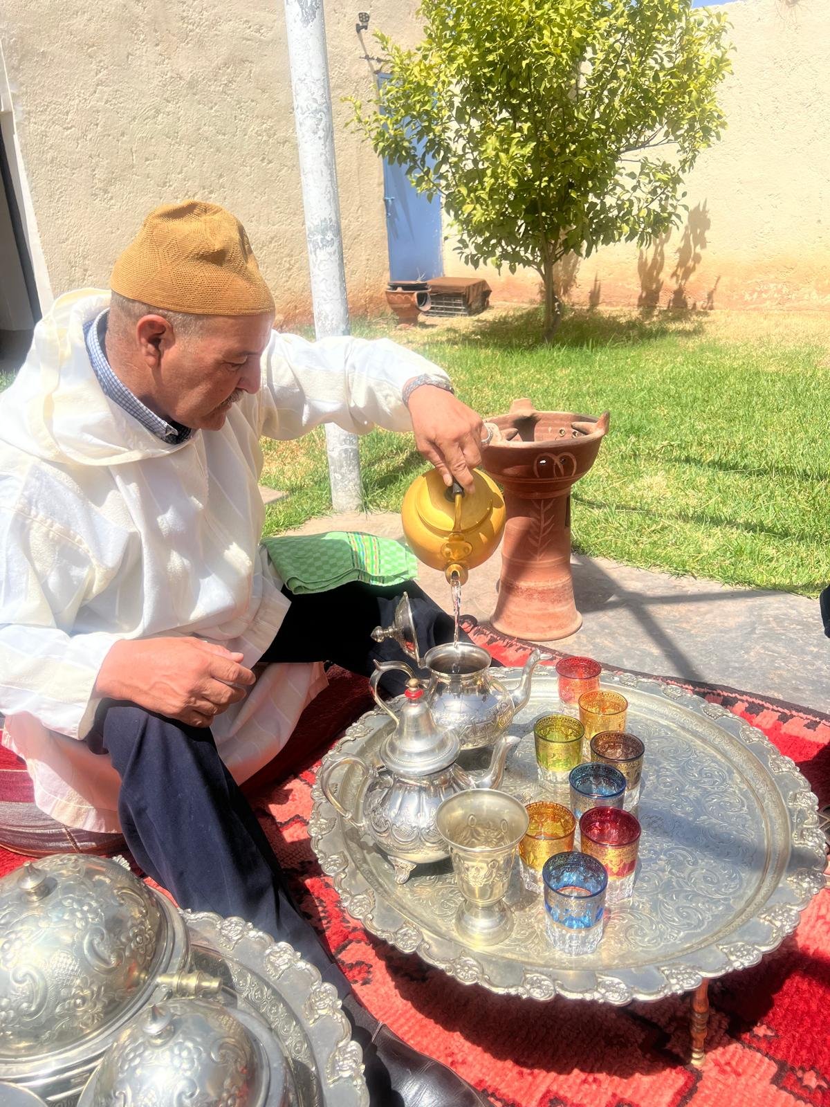 Traditional Moroccan tagine cooking class hands-on lesson DarAmira